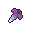 Violettes Blatt
